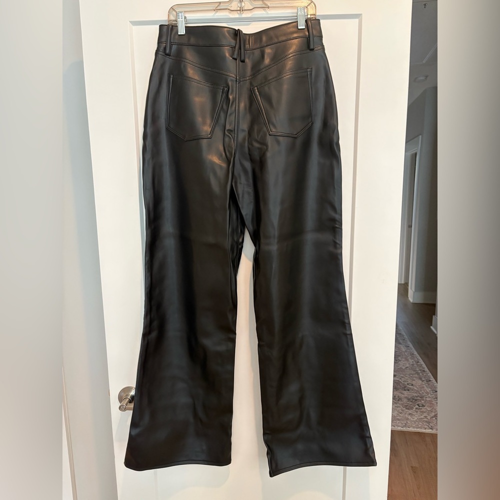 Good American leather pants Sz 8 Cute for Holiday parties! - Picture 6 of 7